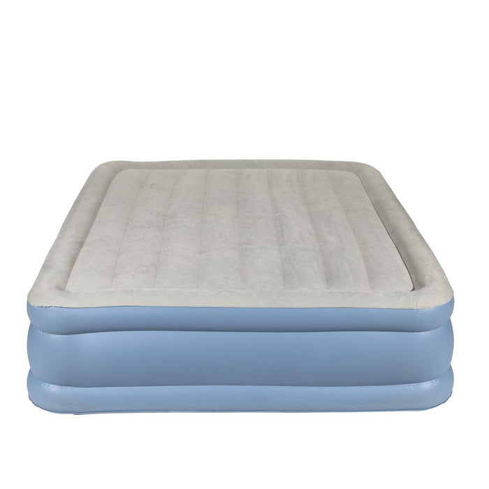 Dellonda Raised Air Bed with Built-in Electric Pump & Storage Bag - Queen