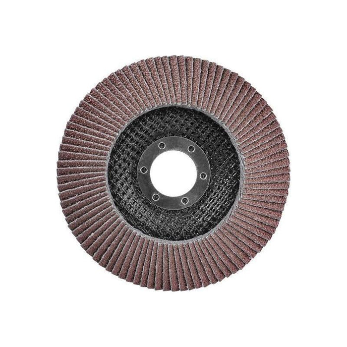 Faithfull Aluminium Oxide Flap Disc 115 x 22mm 120 Grit Faithfull - Town Tools
