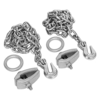 Sealey Chain Kit 2 x 2m Chains 2 x Clamps RE91/5/CK