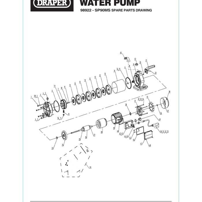 Draper ROTOR Y-SP90MS-26 Air Tool