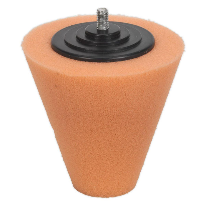 Sealey Buffing & Polishing Foam Cone Orange/Firm PTCCHC85O Sealey - Town Tools 