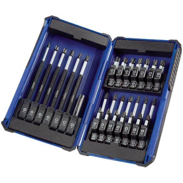 Carlyle Tools Insert Bit Set, 1/4In. Hex Bit, 35-Pc Impact Bit Set W/