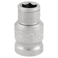 Draper Screwdriver Bit Holding Socket, 3/8" Sq. Dr. x 1/4" Hexagon 16809