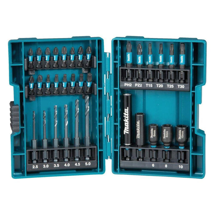 Makita 33Pcs Impact Black Set B-66896 Makita - Town Tools