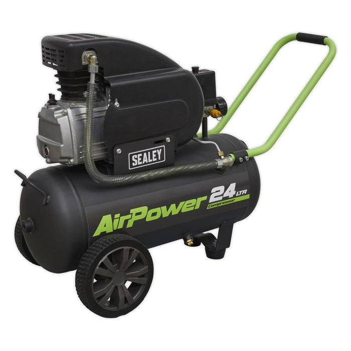 Sealey Air Compressor 24L Direct Drive 2hp SAC2420E Sealey - Town Tools 
