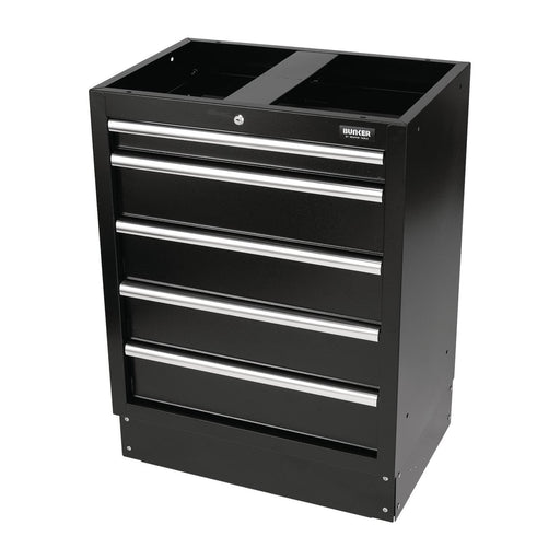 Draper BUNKER Modular Floor Cabinet, 5 Drawer, 680mm 31387 Draper - Town Tools 