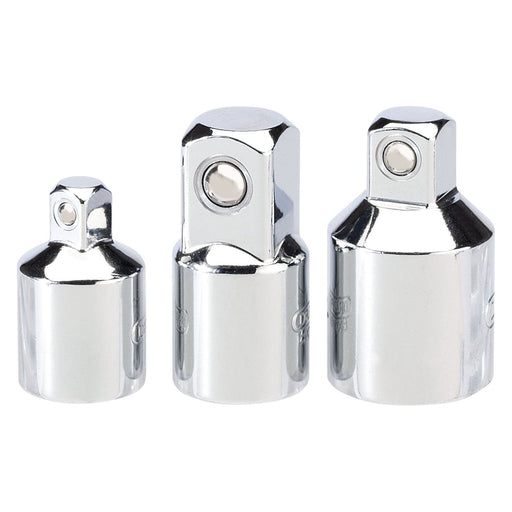 Draper Socket Converter Set, Polished Chrome (3 Piece) 16806 Draper - Town Tools 