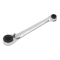 Sealey Ratchet Spanner Reversible 1/4"Hex x 10mm Hex AK6968