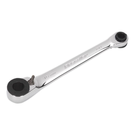 Sealey Ratchet Spanner Reversible 1/4"Hex x 10mm Hex AK6968 Sealey - Town Tools 