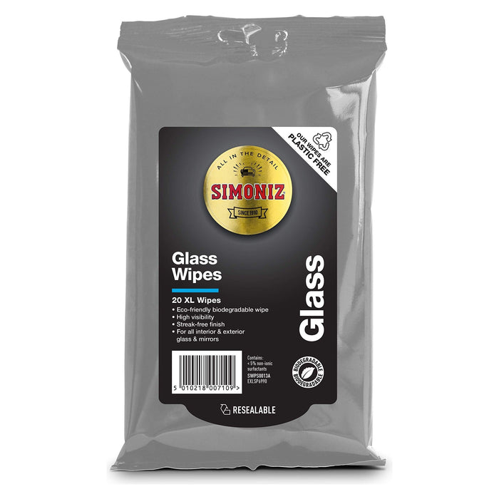 Simoniz Car Glass Wipes - Pack of 20 Simoniz - Town Tools 