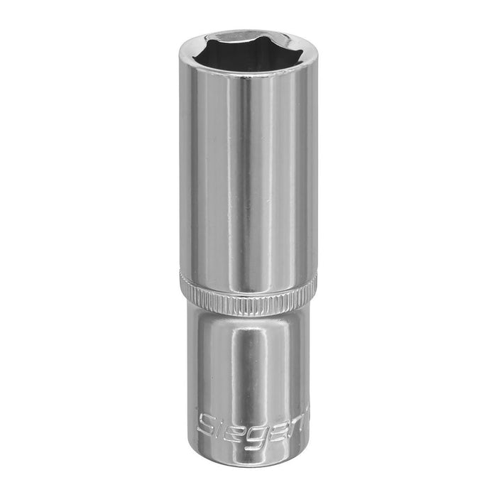 Sealey WallDrive Socket 18mm Deep 1/2"Sq Drive S0674 Siegen by Sealey - Town Tools 