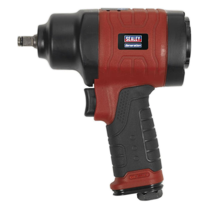 Sealey Composite Air Impact Wrench 3/8"Sq Drive Twin Hammer GSA6000