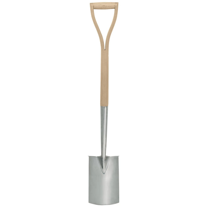 Draper Heritage Stainless Steel Border Spade with Ash Handle - DBSG/L