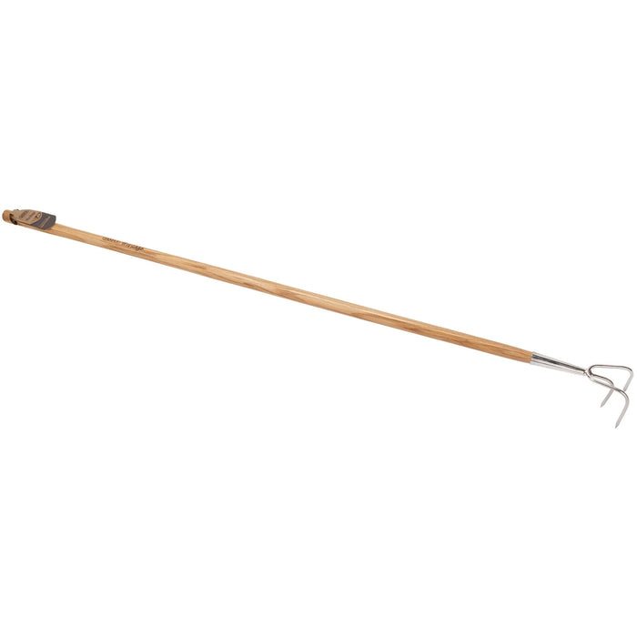 Draper Heritage Stainless Steel 3 Prong Cultivator with Ash Handle - DGCG/L