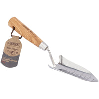 Draper Heritage Stainless Steel Transplanting Trowel with Ash Handle - DGHTTG/L