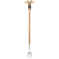 Draper Heritage Stainless Steel Fork With Ash Long Handle - GLTFG/L