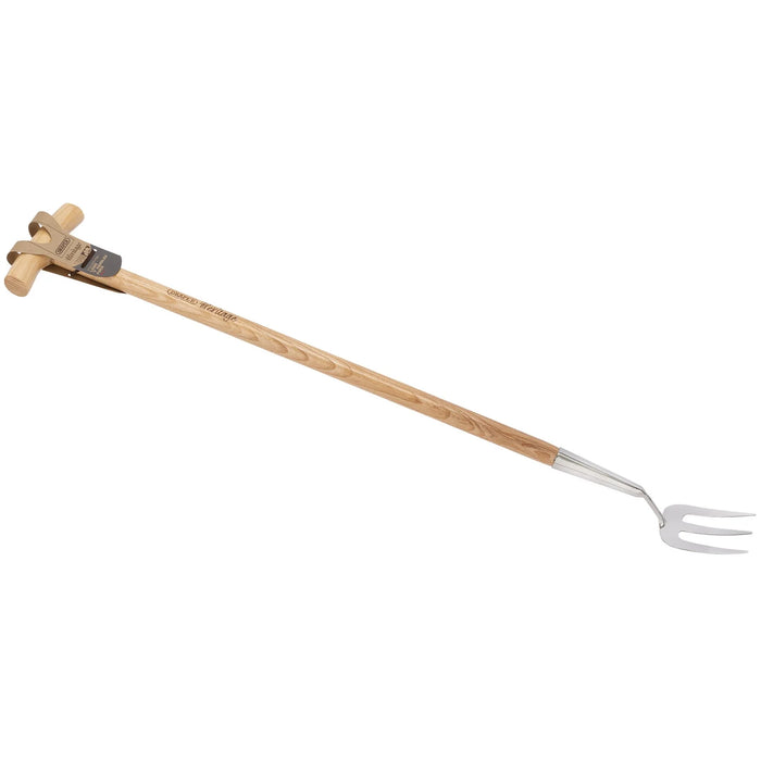 Draper Heritage Stainless Steel Fork With Ash Long Handle - GLTFG/L