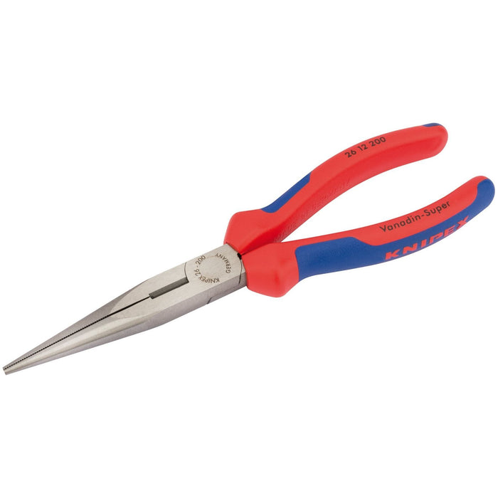 Draper Knipex 26 12 200 SBE Long Nose Pliers with Heavy Duty Handles, 200mm Draper - Town Tools 