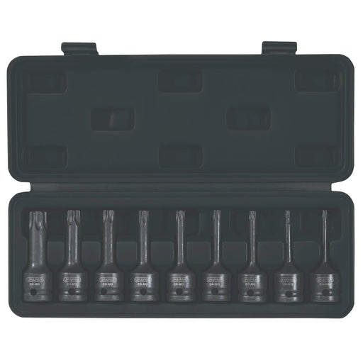 Draper Expert TX-STAR® Socket Bit Set, 1/2" Sq. Dr. (9 Piece) - 410/9/TX