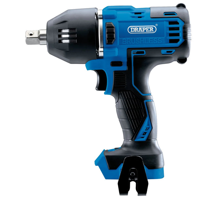 D20 20V Brushless Mid-Torque Impact Wrench, 1/2" Sq. Dr., 400Nm (Sold Bare)