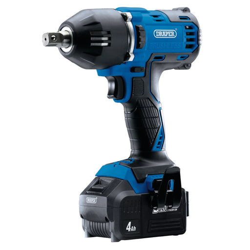 D20 20V Brushless Mid-Torque Impact Wrench, 1/2" Sq. Dr., 400Nm, 2 x 4.0Ah - image 1