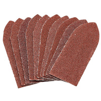 Draper Hook and Loop Aluminium Oxide Sanding Sheets, 32 x 92mm, 60 Grit (Pack of