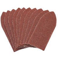 Draper Hook and Loop Aluminium Oxide Sanding Sheets, 32 x 92mm, 80 Grit (Pack of