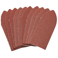 Draper Hook and Loop Aluminium Oxide Sanding Sheets, 32 x 92mm, 120 Grit (Pack
