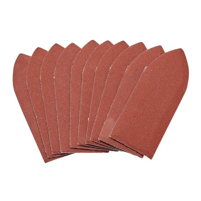 Draper Hook and Loop Aluminium Oxide Sanding Sheets, 32 x 92mm, 240 Grit (Pack