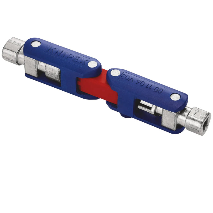 KNIPEX 00 11 06 V03 Control Cabinet Key "Double-Joint", 62 mm - 00 11 06 V03