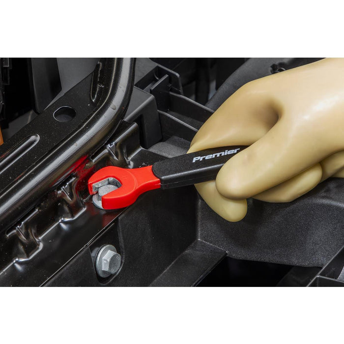 Premier Insulated Open-End Spanner Set with Tool Tray 7pc - VDE Approved Sealey Premier - Town Tools 