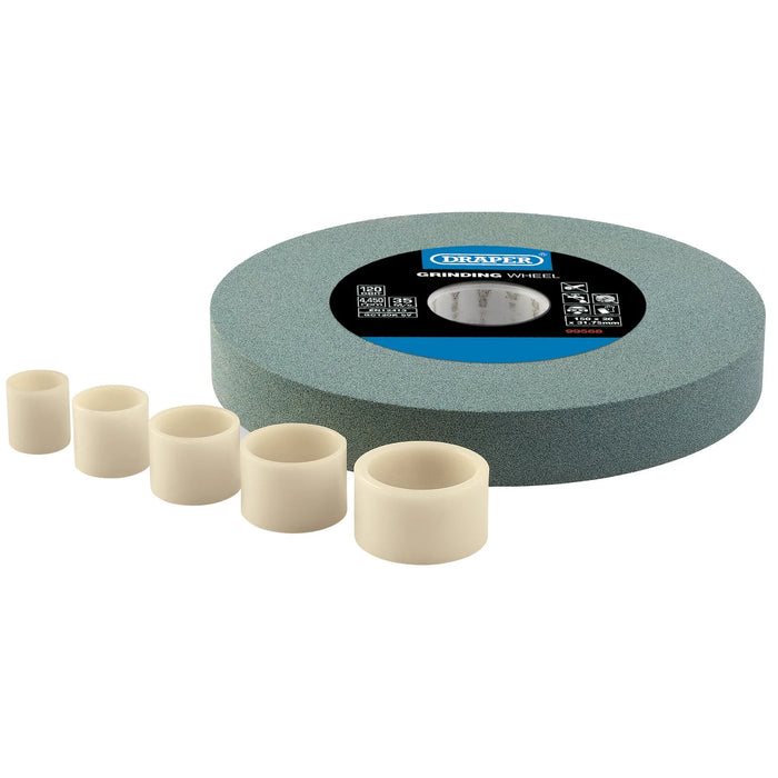 Draper Silicon Carbide Bench Grinding Wheel, 150 x 20mm, 120 Grit - BG15020S