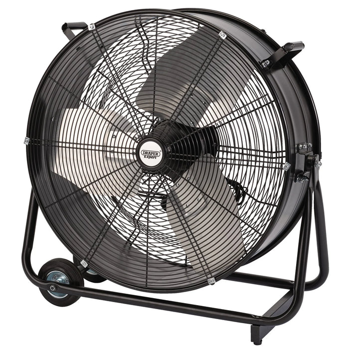 Draper Expert 230V High Flow Drum Fan, 24"/600mm, 330W - HV-24/E