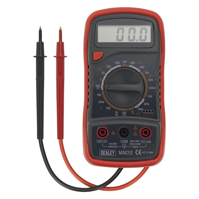 Sealey Digital Multimeter 8-Function with Thermocouple mm20 Sealey - Town Tools 