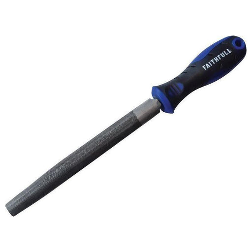 Faithfull Handled Half-Round Second Cut Engineers File 150mm (6in) Faithfull - Town Tools