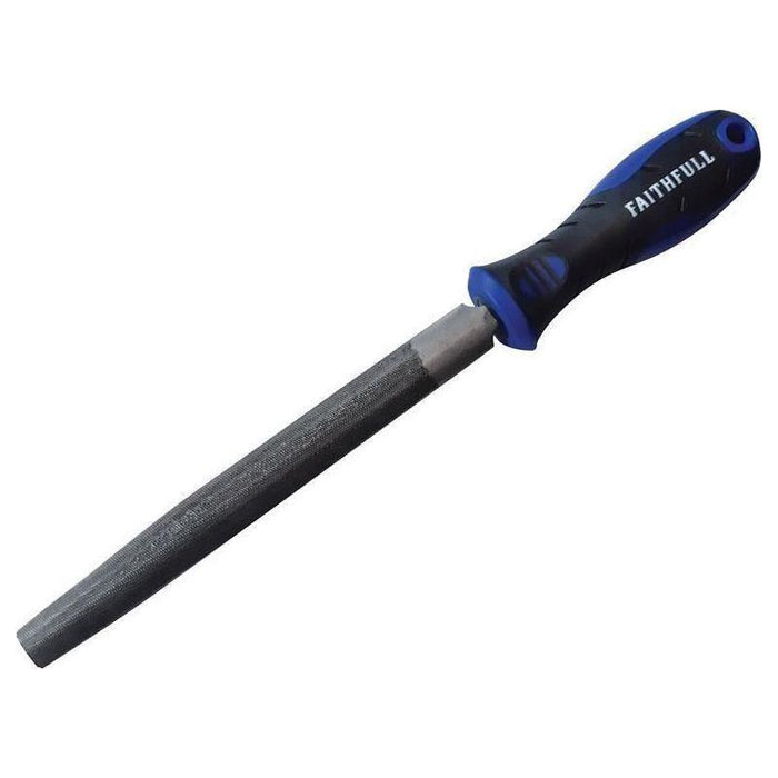 Faithfull Handled Half-Round Second Cut Engineers File 150mm (6in) Faithfull - Town Tools