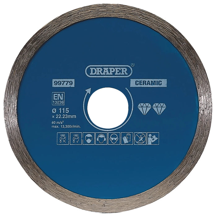 Draper Continuous Diamond blade 110-200mm