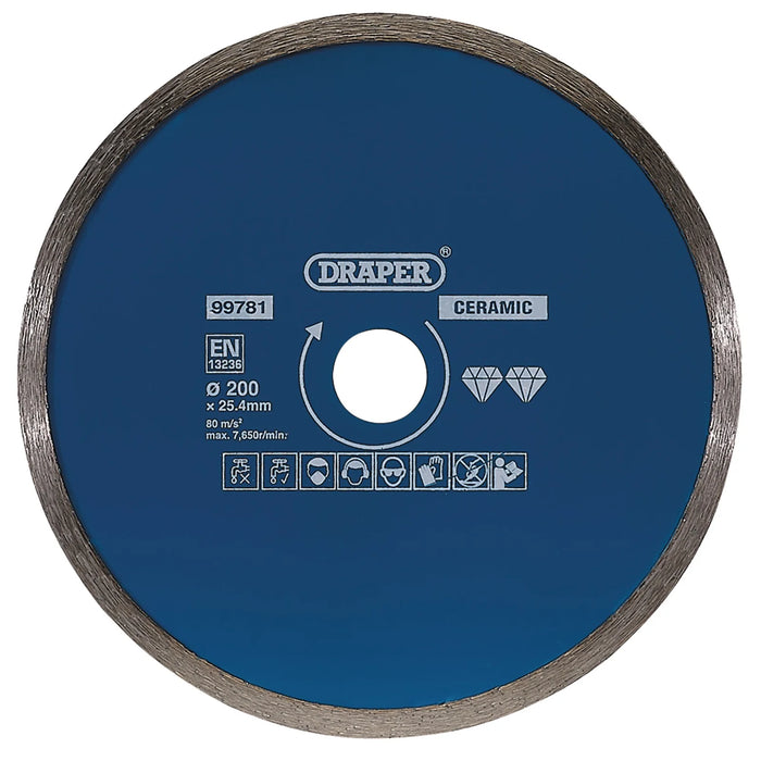 Draper Continuous Diamond blade 110-200mm