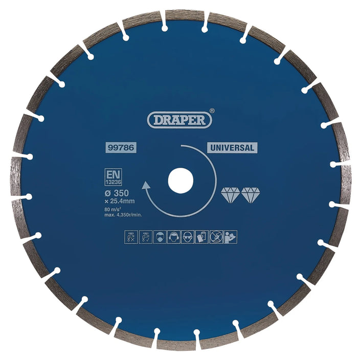 Draper Segmented Diamond blade 85-350mm