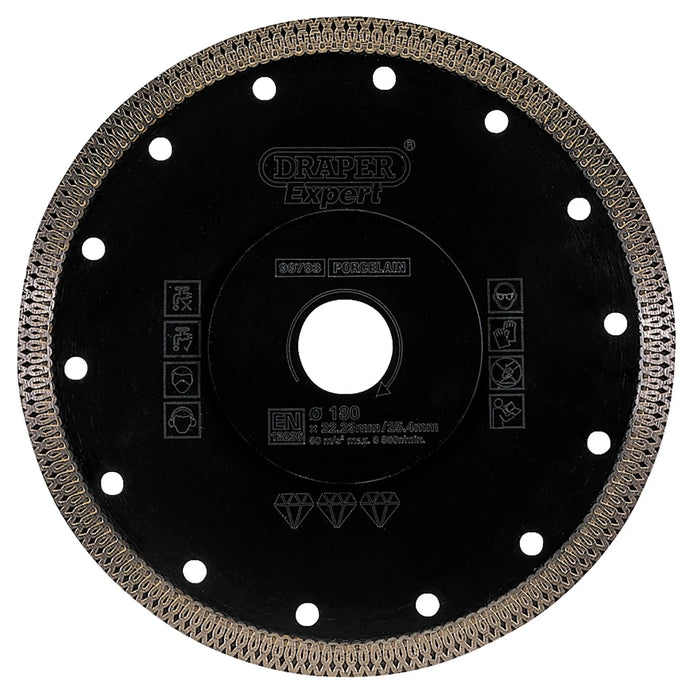 Draper Expert Turbo-X Porcelain Diamond blade 115-180mm