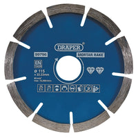 Draper Mortar Raking Diamond Blade, 115mm - DBM1