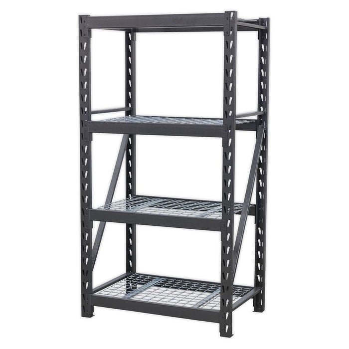 Sealey Heavy-Duty Racking Unit with 4 Mesh Shelves 640kg Capacity Per Level 978m Sealey - Town Tools 