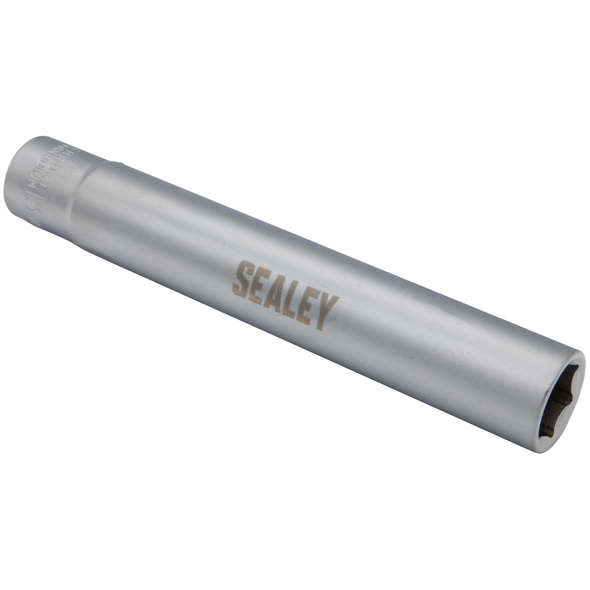 Sealey 3/8"Dr Extra-Deep Hex Socket 13mm (120mmL)