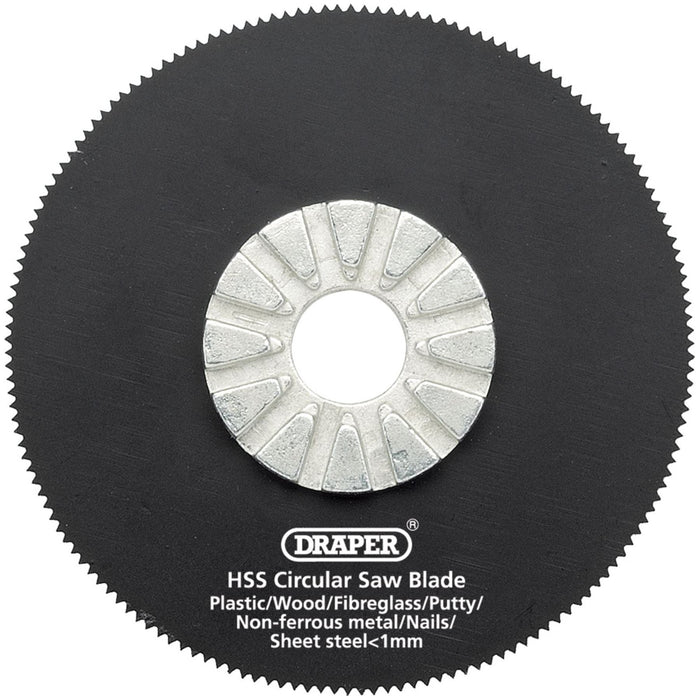 Draper HSS Circular Saw Blade, 63mm Diameter, 18tpi 26073 Draper - Town Tools 