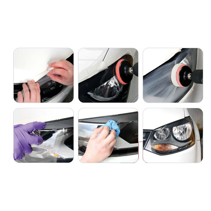 Holts Car Headlight Restoration Kit Restore Clarity & Appearance MOT HREP0031A Holts - Town Tools 