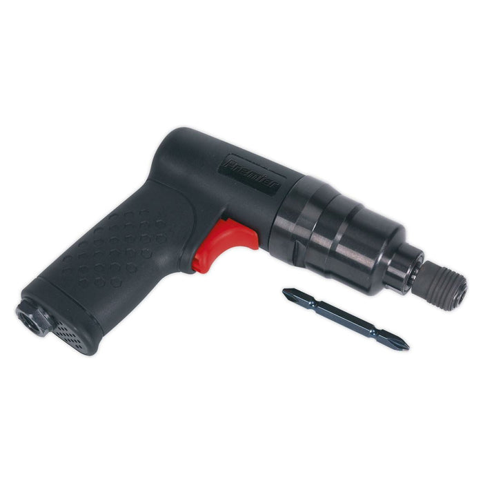 Sealey Air Pistol Screwdriver Mini 600lb.in(67Nm) Composite Premier SA623 Sealey - Town Tools 