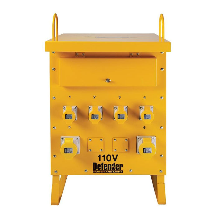 Defender 10kVA 3 Phase Transformer 110V 16A/32A Defender - Town Tools 