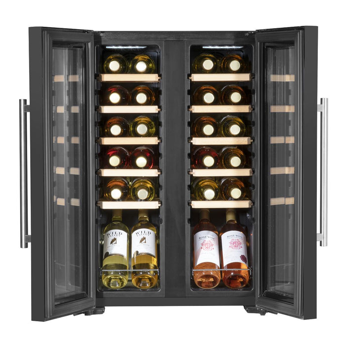 Baridi 24 Bottle Dual Zone Wine Fridge & Cooler DH97