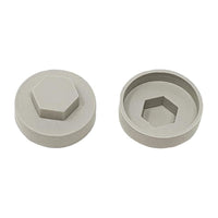 Forgefix TechFast Cover Cap Goosewing Grey 16mm (Pack 100)