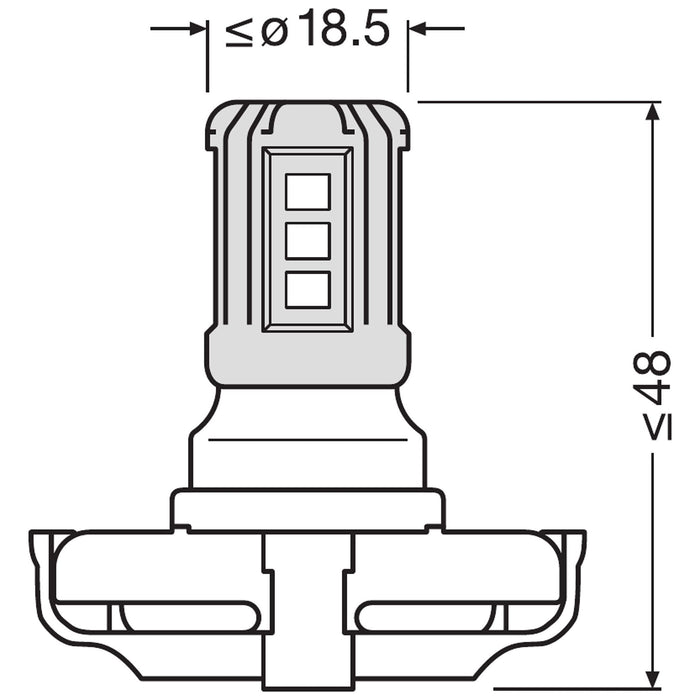 Osram LEDriving SL, 6000K, LED Signal Lamp, Off-Road Only, Non ECE, Folding box Osram - Town Tools 